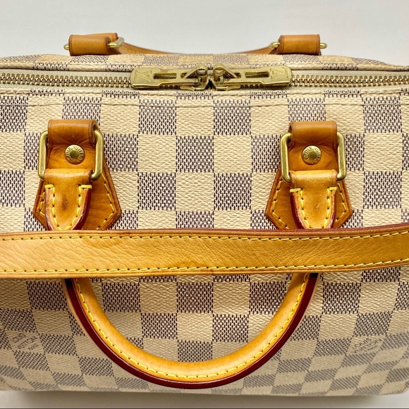 LOUIS VUITTON SPEEDY BANDOULIERE 25 DAMIER AZUR - Picture 7 of 11